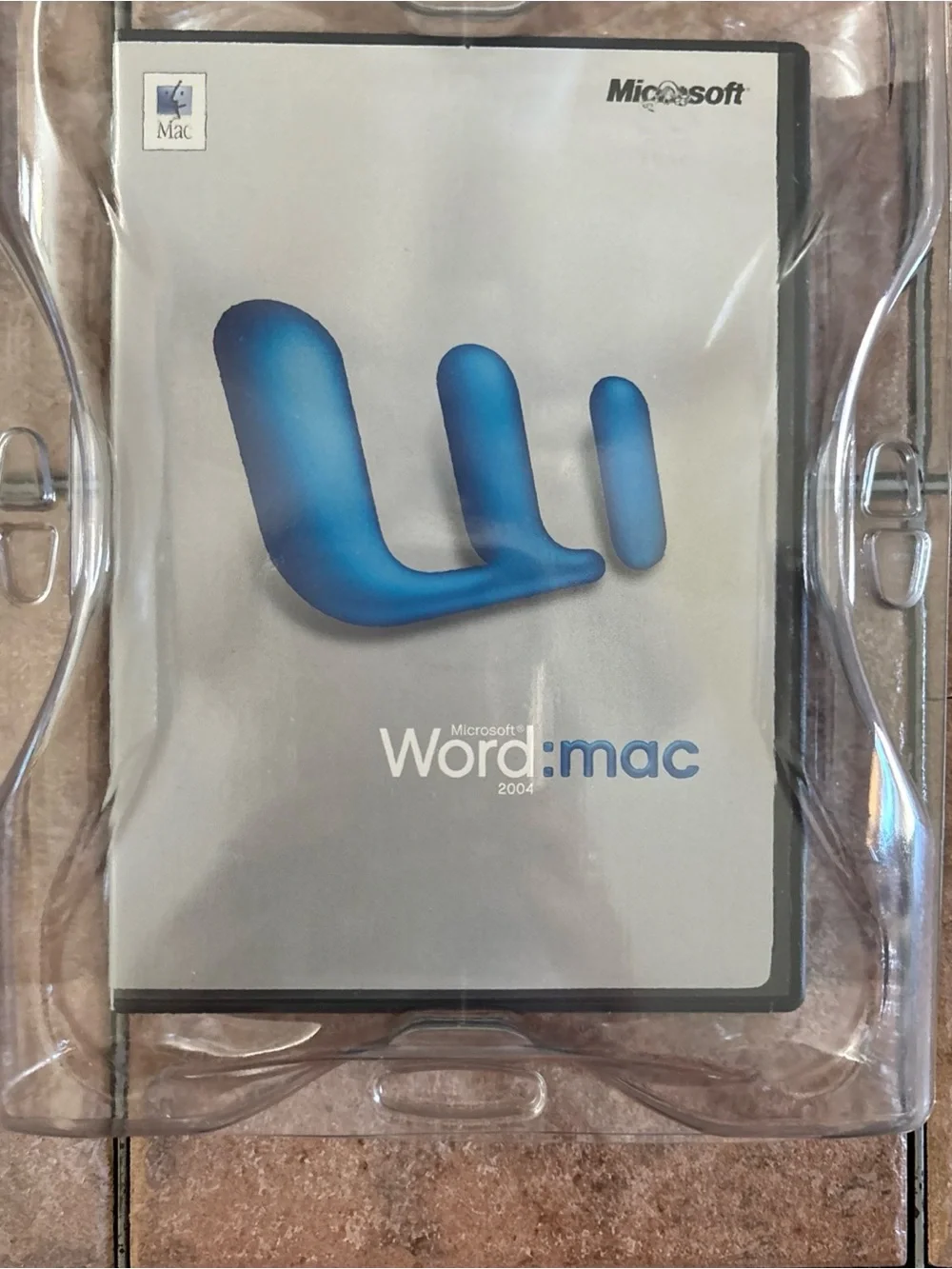 Vintage Microsoft Word:Mac 2004 - Rare Standalone Clamshell Edition Open Box
